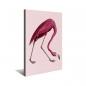 Mobile Preview: Holzbild Flamingo