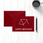Mobile Preview: Klappkarte zum Geburtstag - Happy Birthday