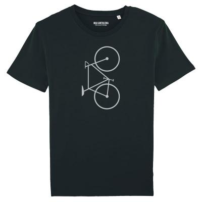 Hochwertiges Fahrrad T-Shirt mit Fixie/Single Speed Motiv aus Biobaumwolle