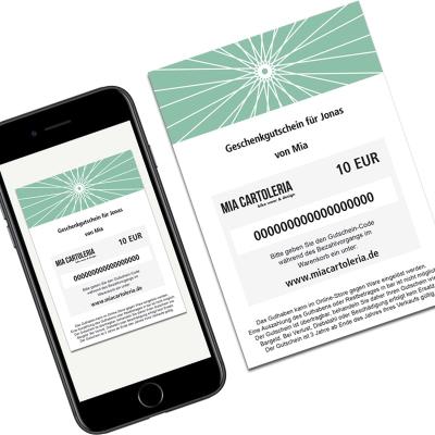 Preview: Beispiel für Gutschein auf Smarthphone