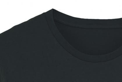 schwarzes T-Shirt Detail