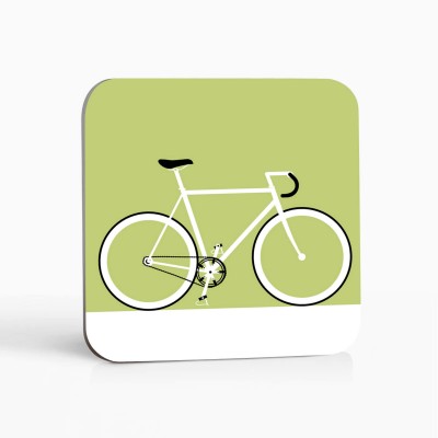 Fahrrad Untersetzer Fixie hellgrün