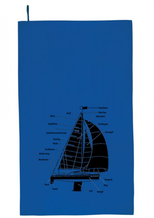 Mikrofaser Handtuch Segelschiff