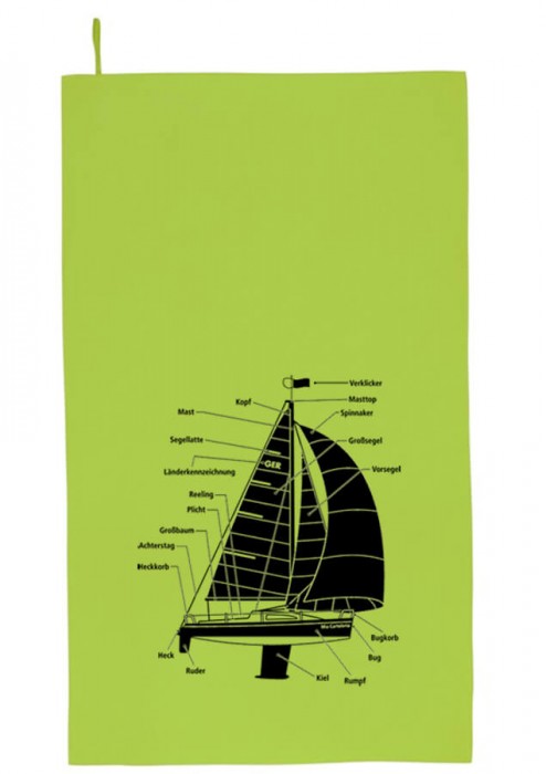 Mikrofaser Handtuch Segelschiff