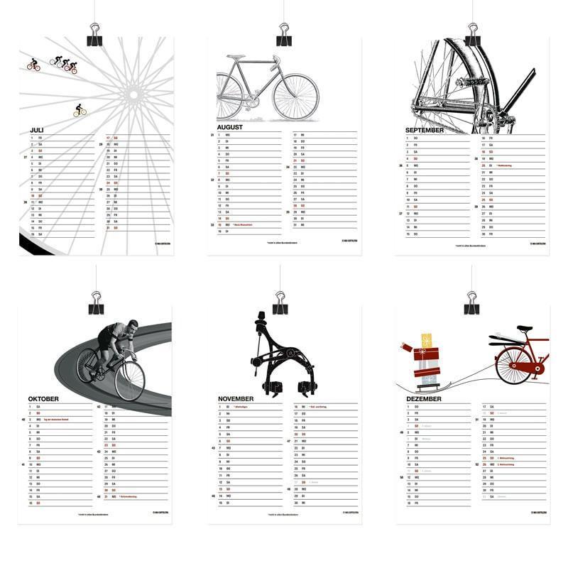 Fahrrad Kalender 2020
