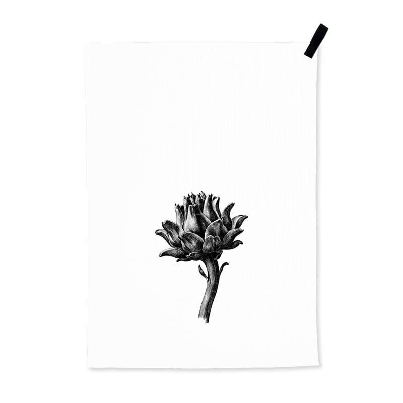 Turmspringerin Geschirrtuch aus Halbleinen